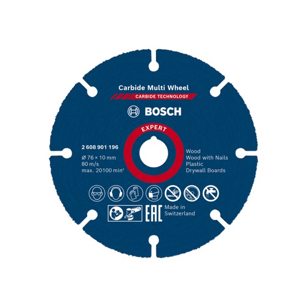 Meule à tronçonner Carbure multi-matériaux - Ø76mm